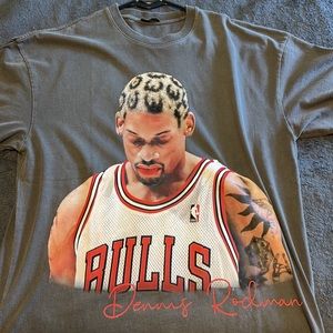 Dennis Rodman The Worm Premium Vintage Printed T-Shirt
